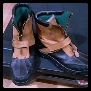 Polo Ralph Lauren brown men's boots 6.5. Water.